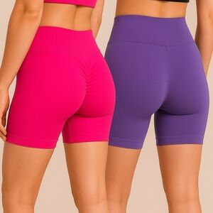 All In Motion & Seamless Scrunch Biker Shorts Bundle | Size Small